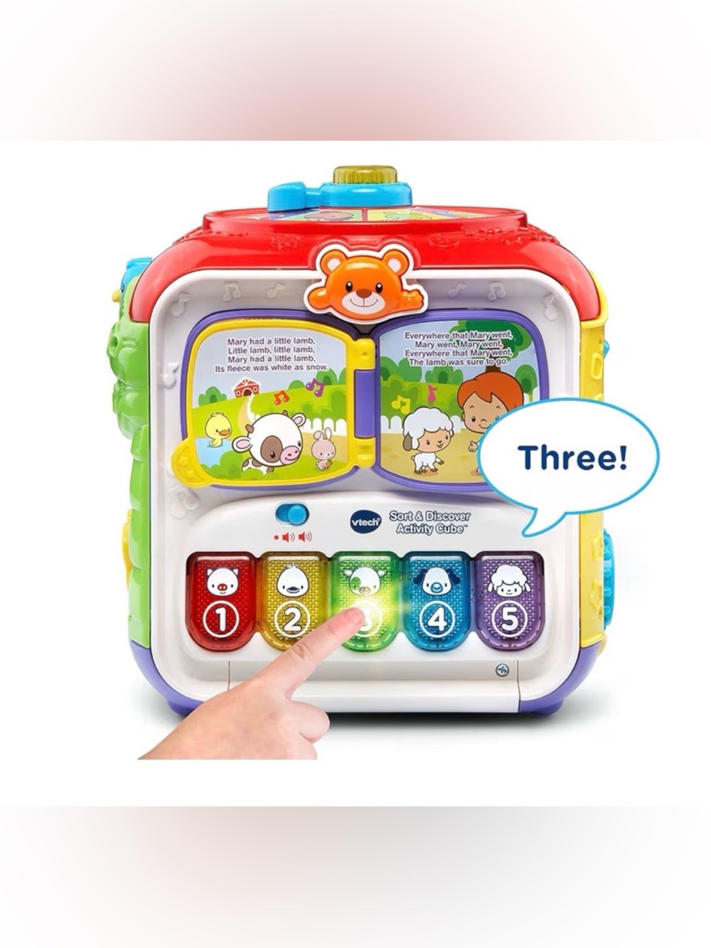 VTech Sort and Discover Activity Cube - Picture 4 of 13